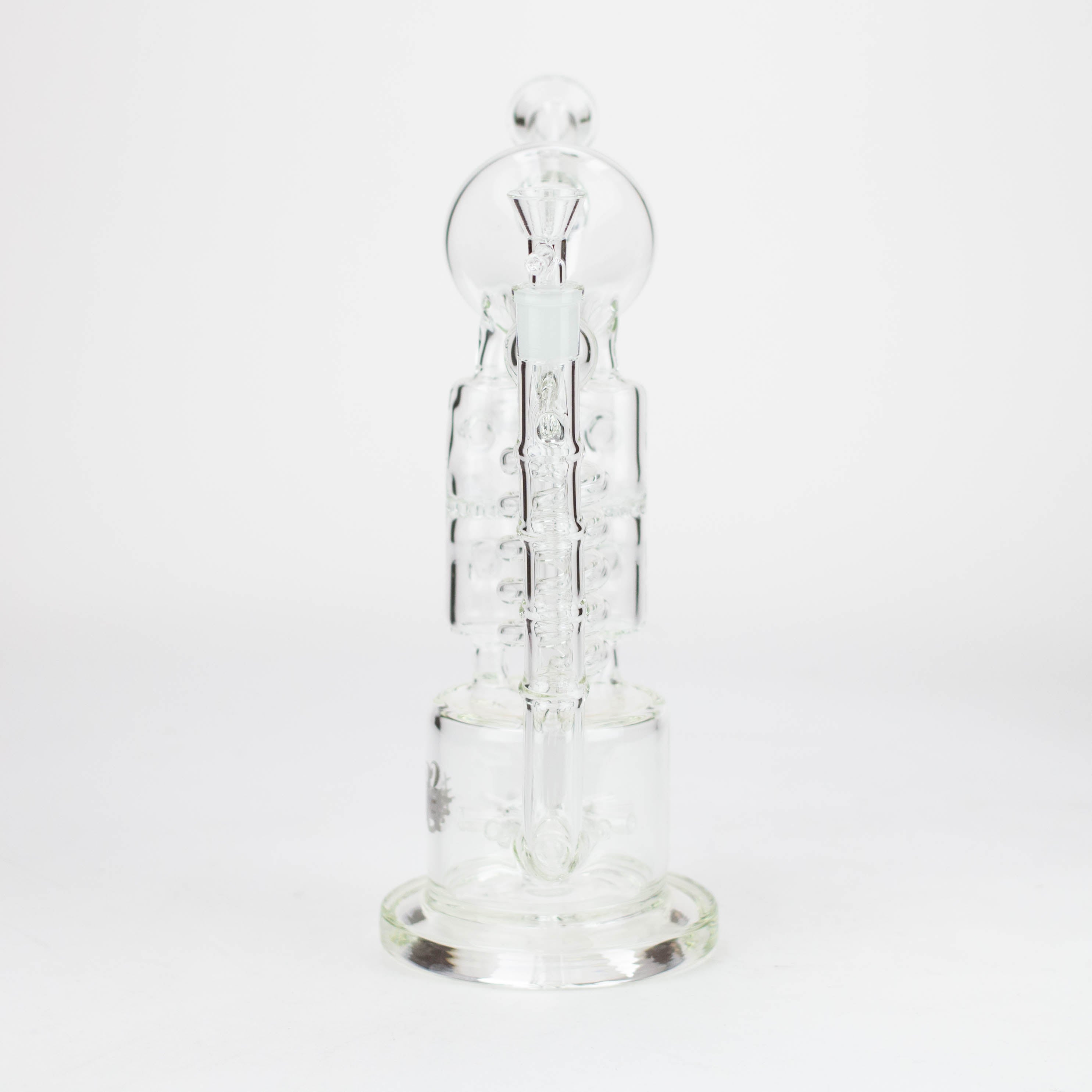 12&quot; Coil Glass water recycle bong_3