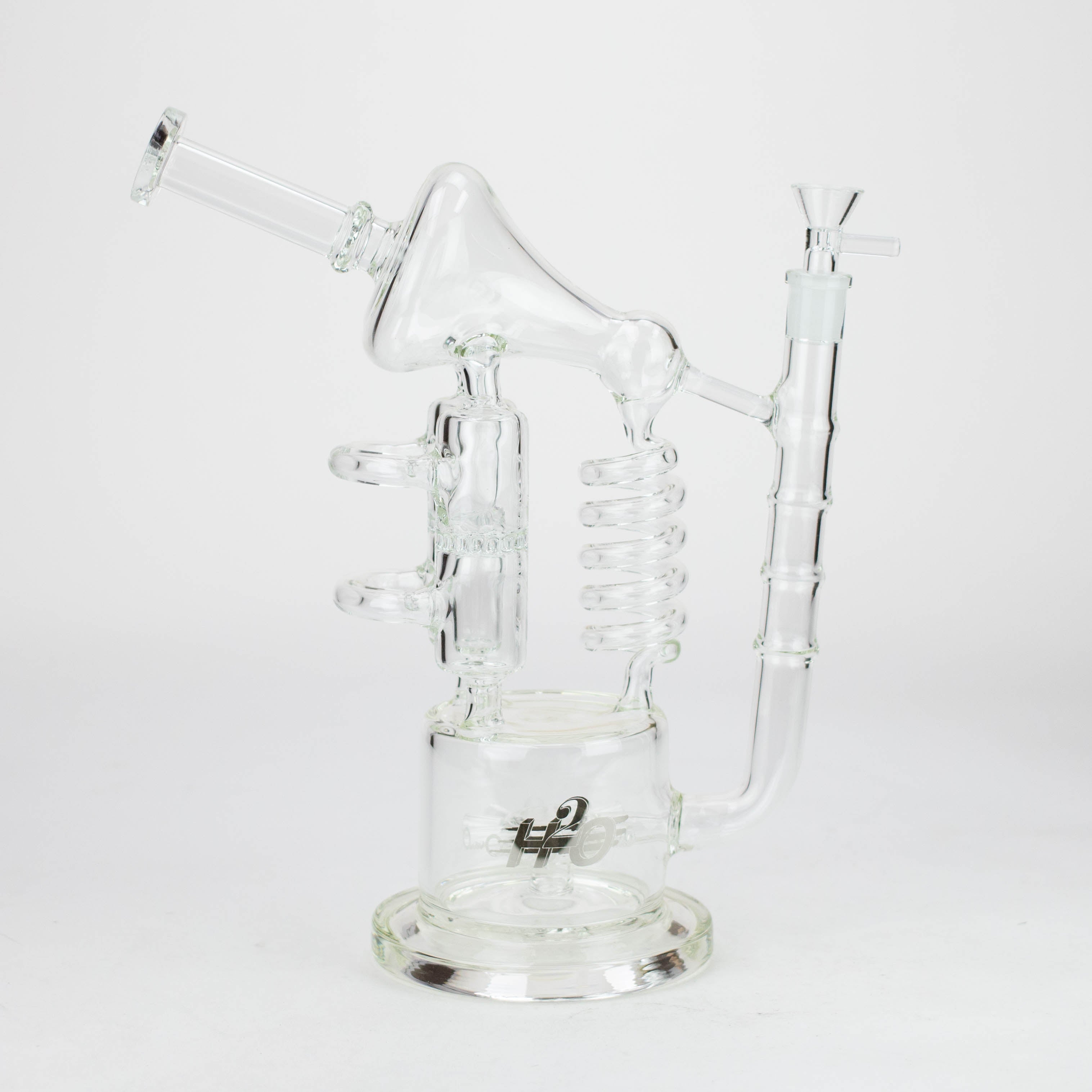 12&quot; Coil Glass water recycle bong_8