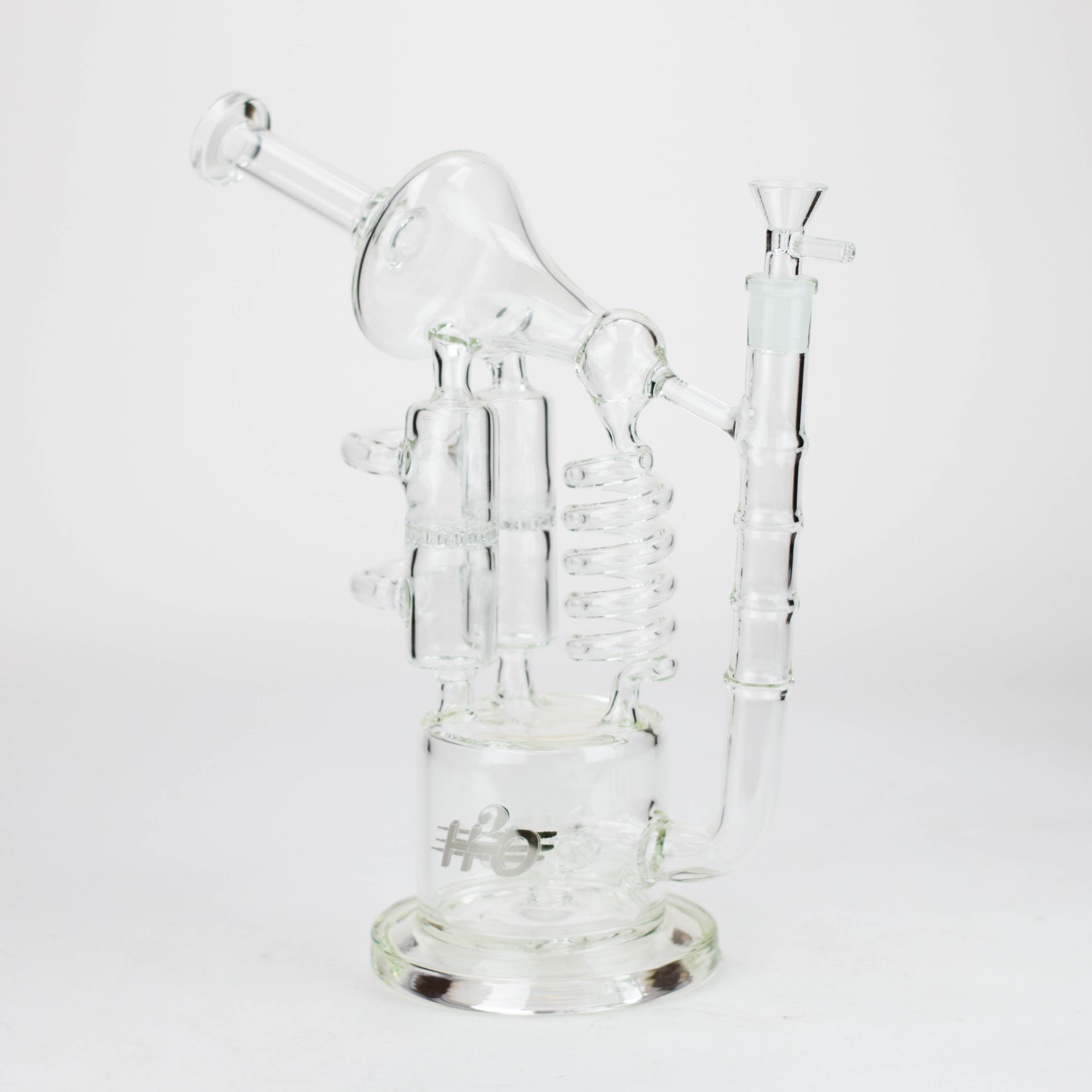 12&quot; Coil Glass water recycle bong_9