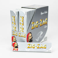 ZIG-ZAG silver King slim rolling paper Box of 50_0