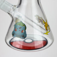 13.5" Cartoon 7 mm glass water beaker bong-Graphic PM v2_5