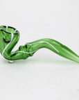 Sherlock shape color glass hand pipe pack of 2_4
