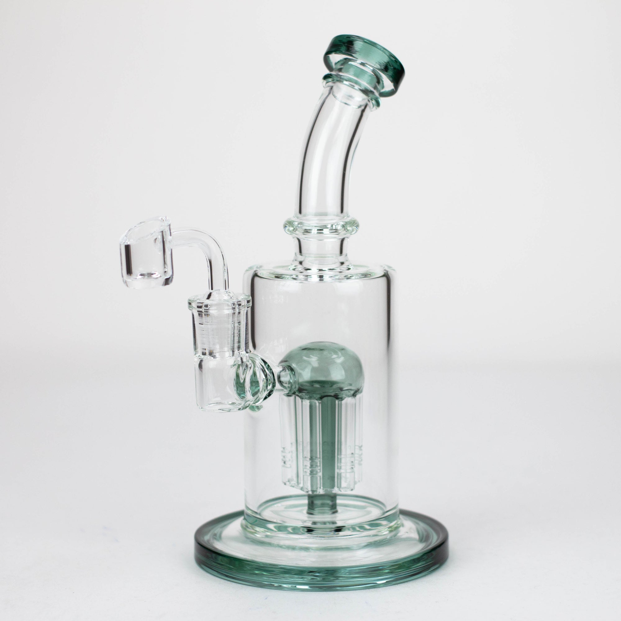 9" Dab Rig with 6-Arms Perc &amp; Banger_7