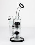 10" Glass Bubbler with Dual 8-Arms Perc_2