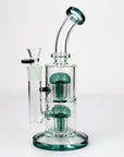 10" Glass Bubbler with Dual 8-Arms Perc_3