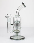 10" Glass Bubbler with Dual 8-Arms Perc_5