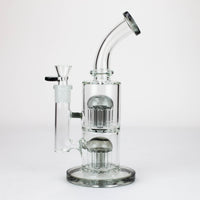10" Glass Bubbler with Dual 8-Arms Perc_5