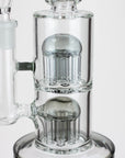 10" Glass Bubbler with Dual 8-Arms Perc_7