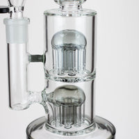 10" Glass Bubbler with Dual 8-Arms Perc_7