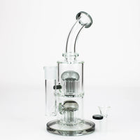 10" Glass Bubbler with Dual 8-Arms Perc_1