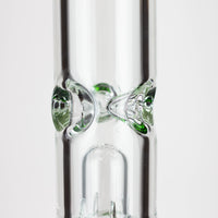 24.5" Dual 8 arms perc, with splash guard 7mm glass water bong [G11124]_11