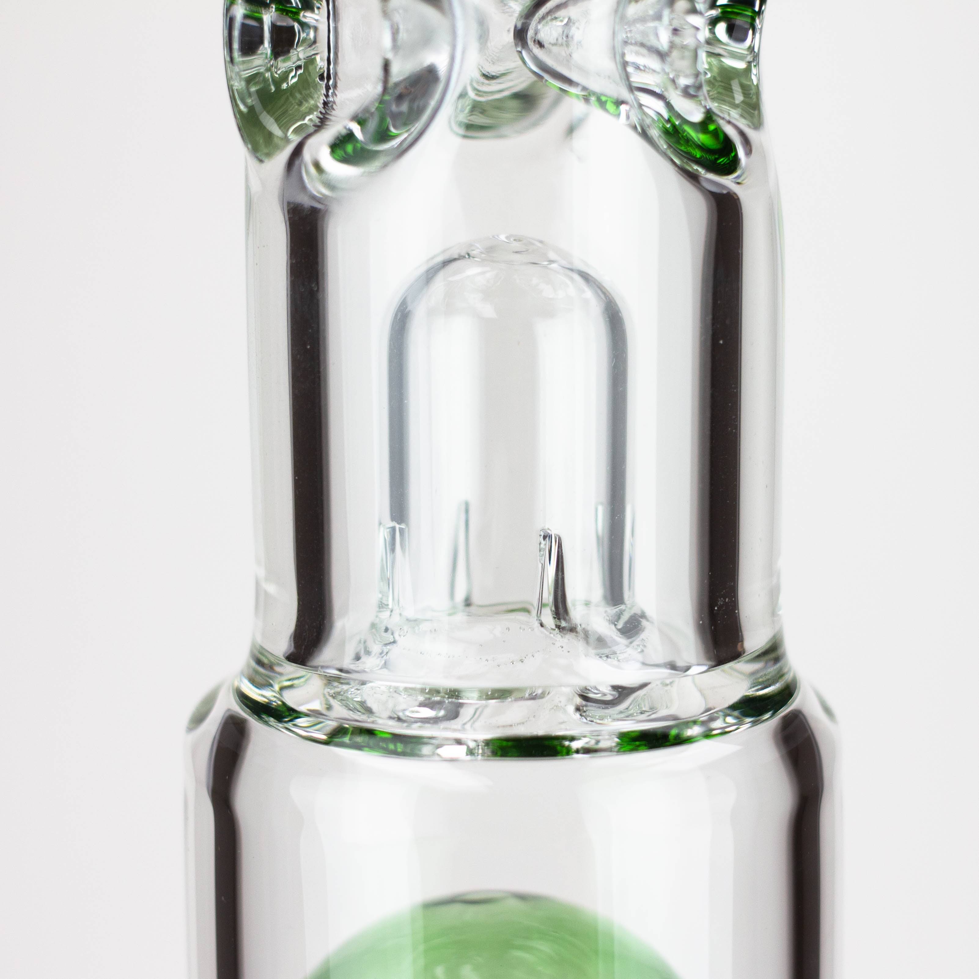 24.5&quot; Dual 8 arms perc, with splash guard 7mm glass water bong [G11124]_12