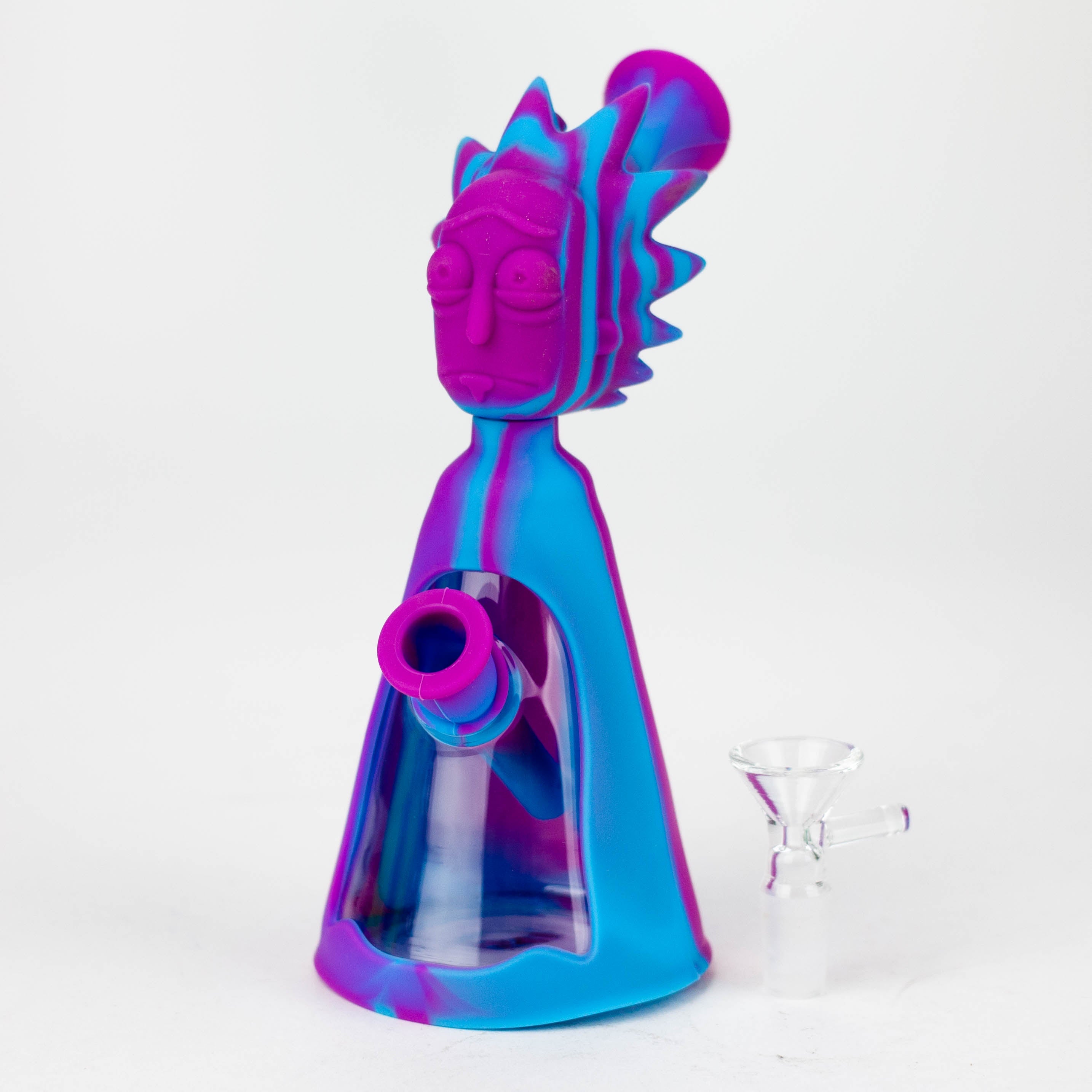 7&quot; Cartoon Multi Colored Silicone RM Bong_4