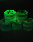 Acid Secs 4 parts 50mm Glow-in-the-Dark metal herb grinder_3