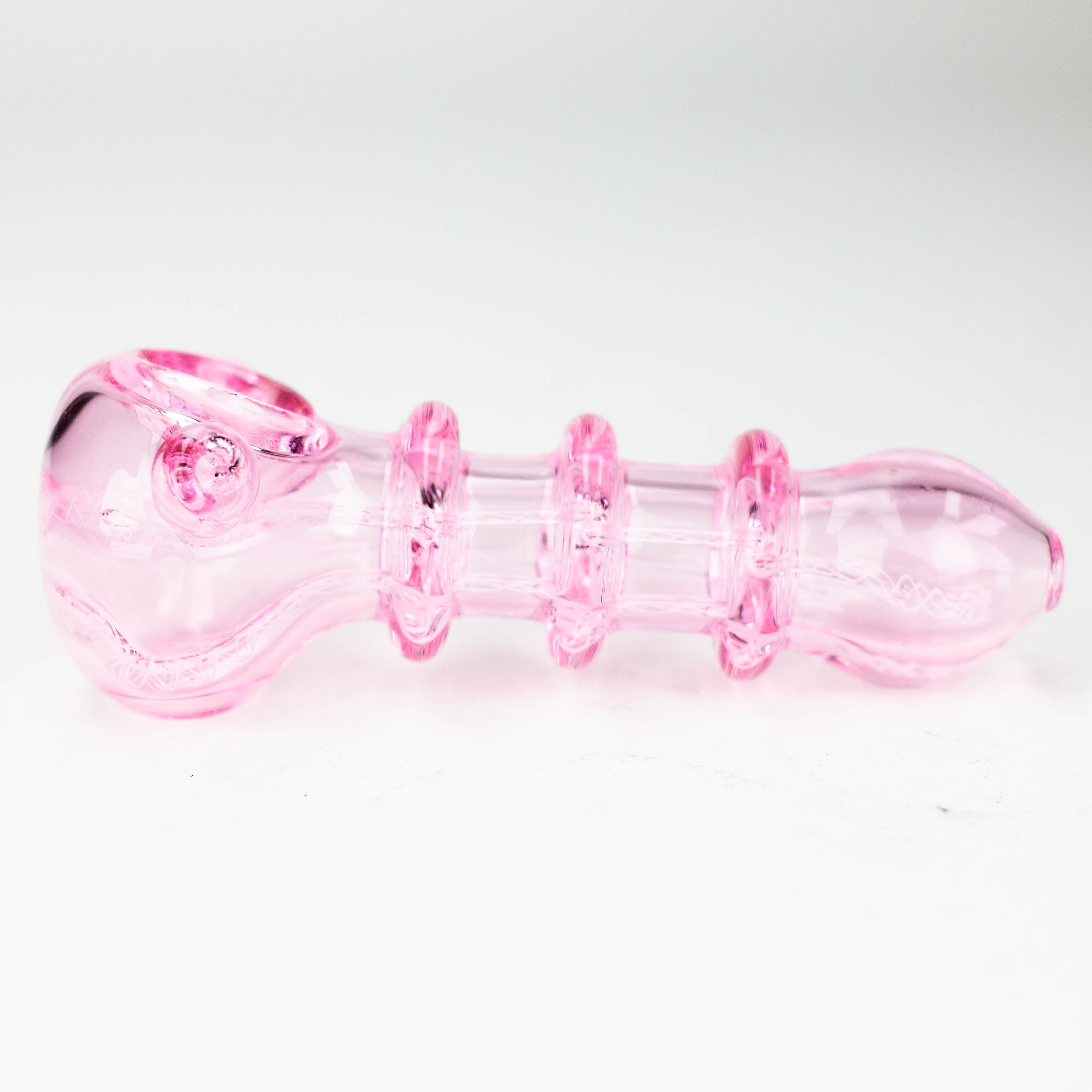 5&quot; Delux pink tube Hand Pipe [10934]_4