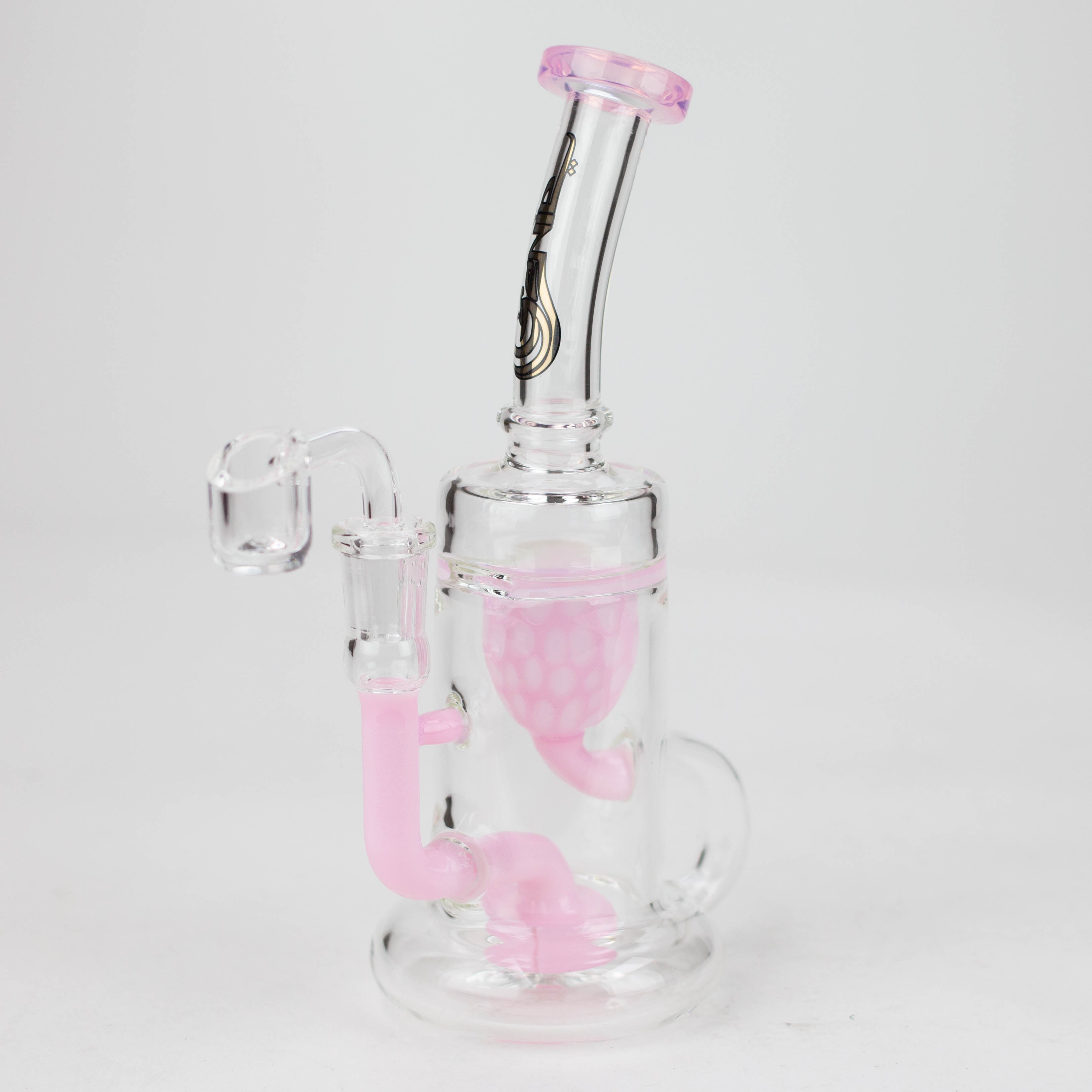 9&quot; recycled bubbler with a banger_2