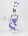 9" recycled bubbler with a banger_3