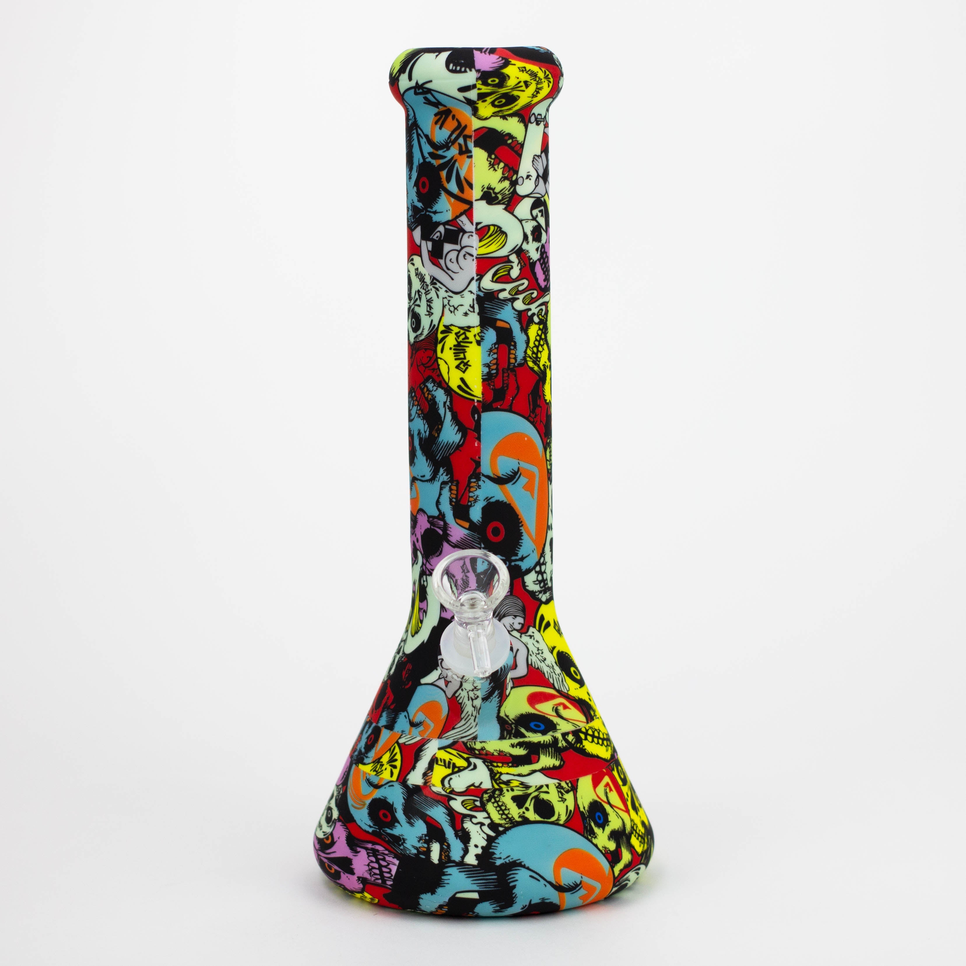 12&quot; Silicone Bong  with Assorted Graphics_4