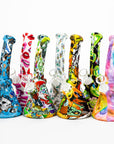 Silicone Bong With Assorted Graphics_0