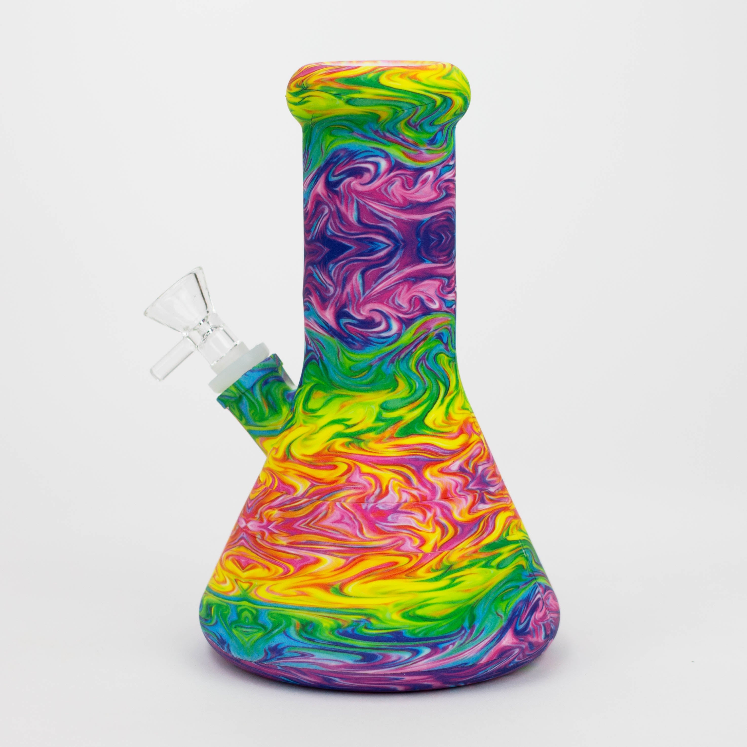 8&quot; Silicone Bong With Assorted Graphics_3