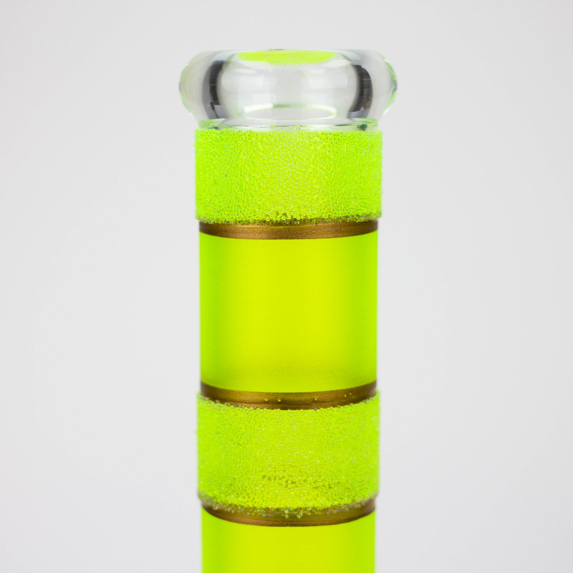 10&quot; Yellow glass water bong_3