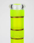 10" Yellow glass water bong_3