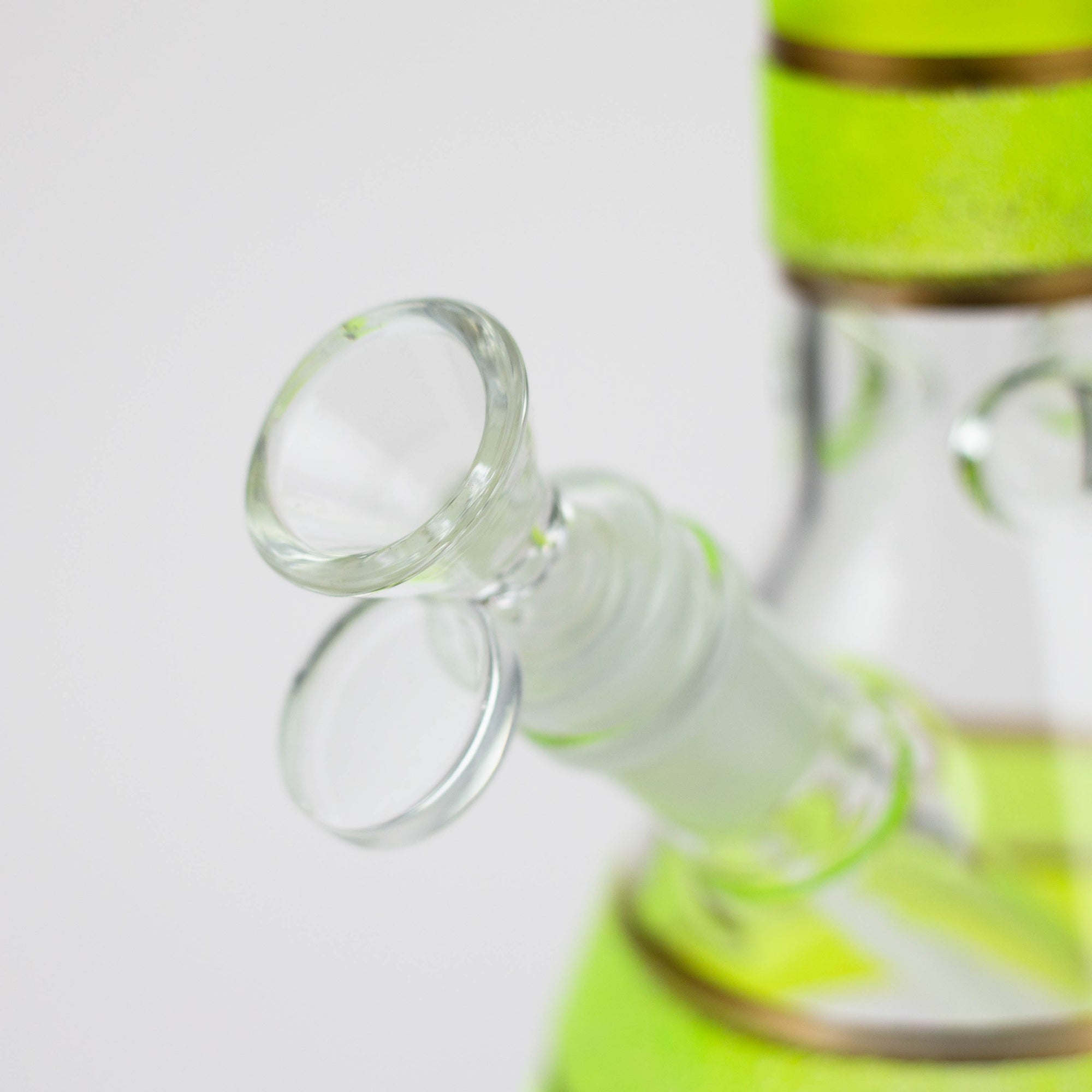 10&quot; Yellow glass water bong_4