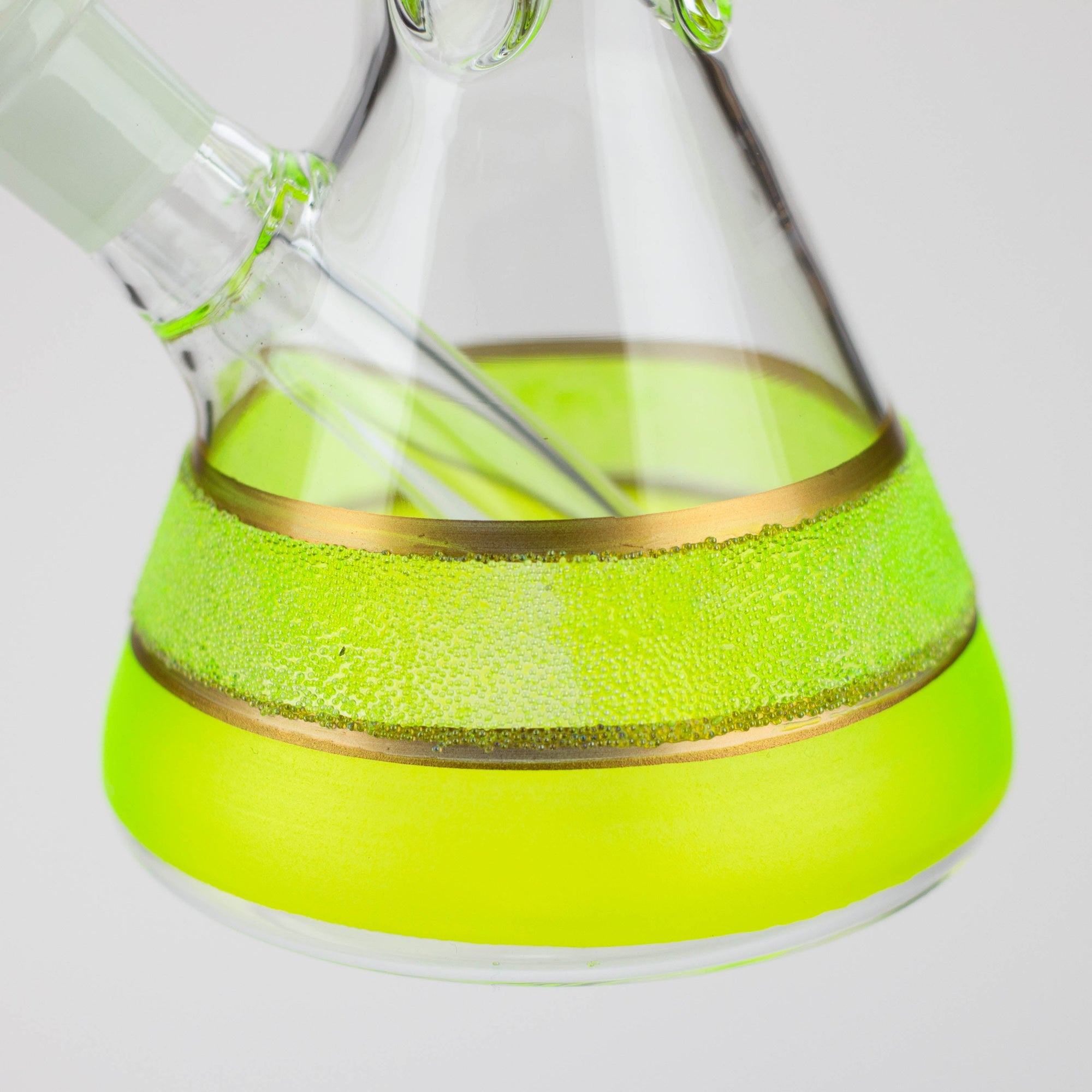 10&quot; Yellow glass water bong_6