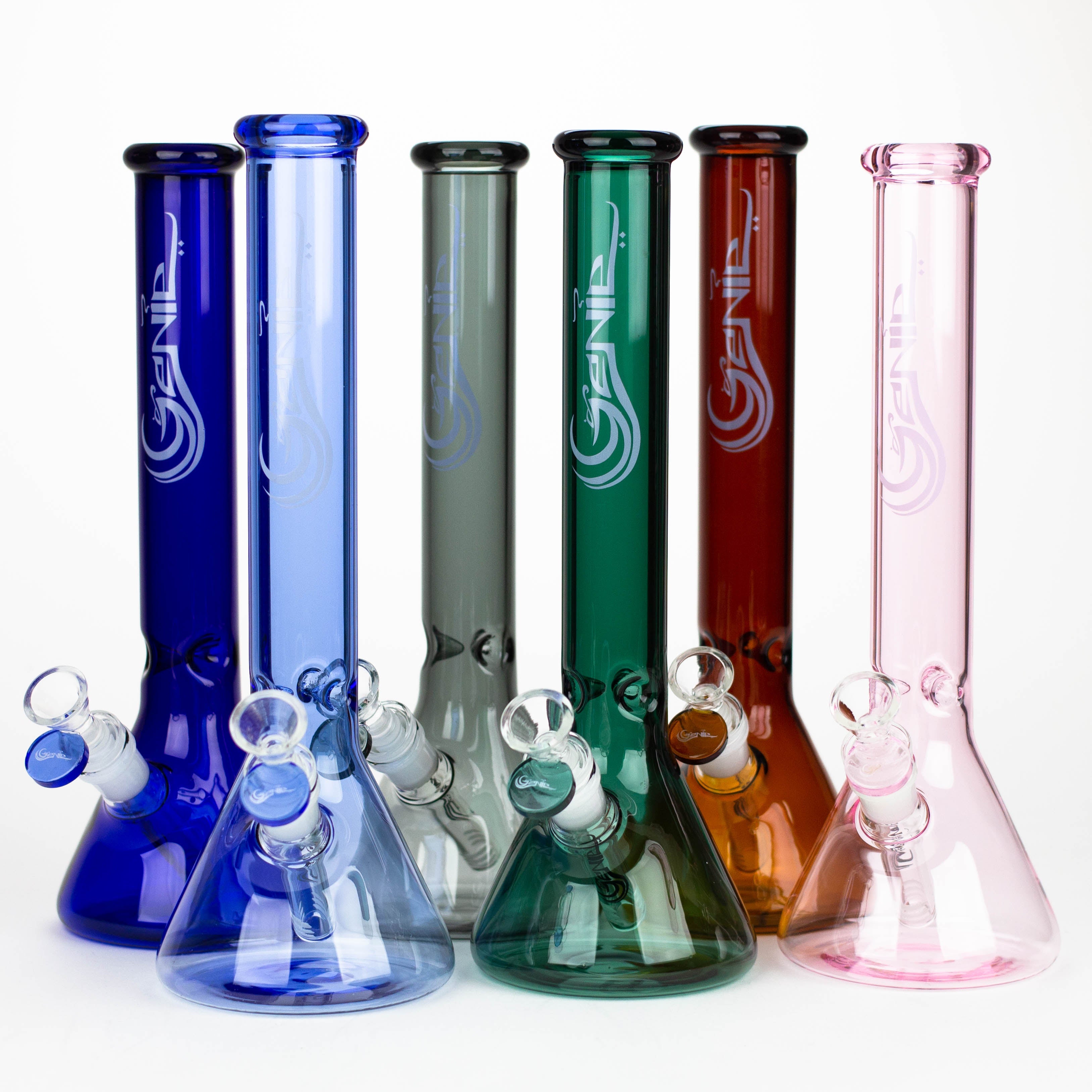 12&quot; color tube glass water bong_0