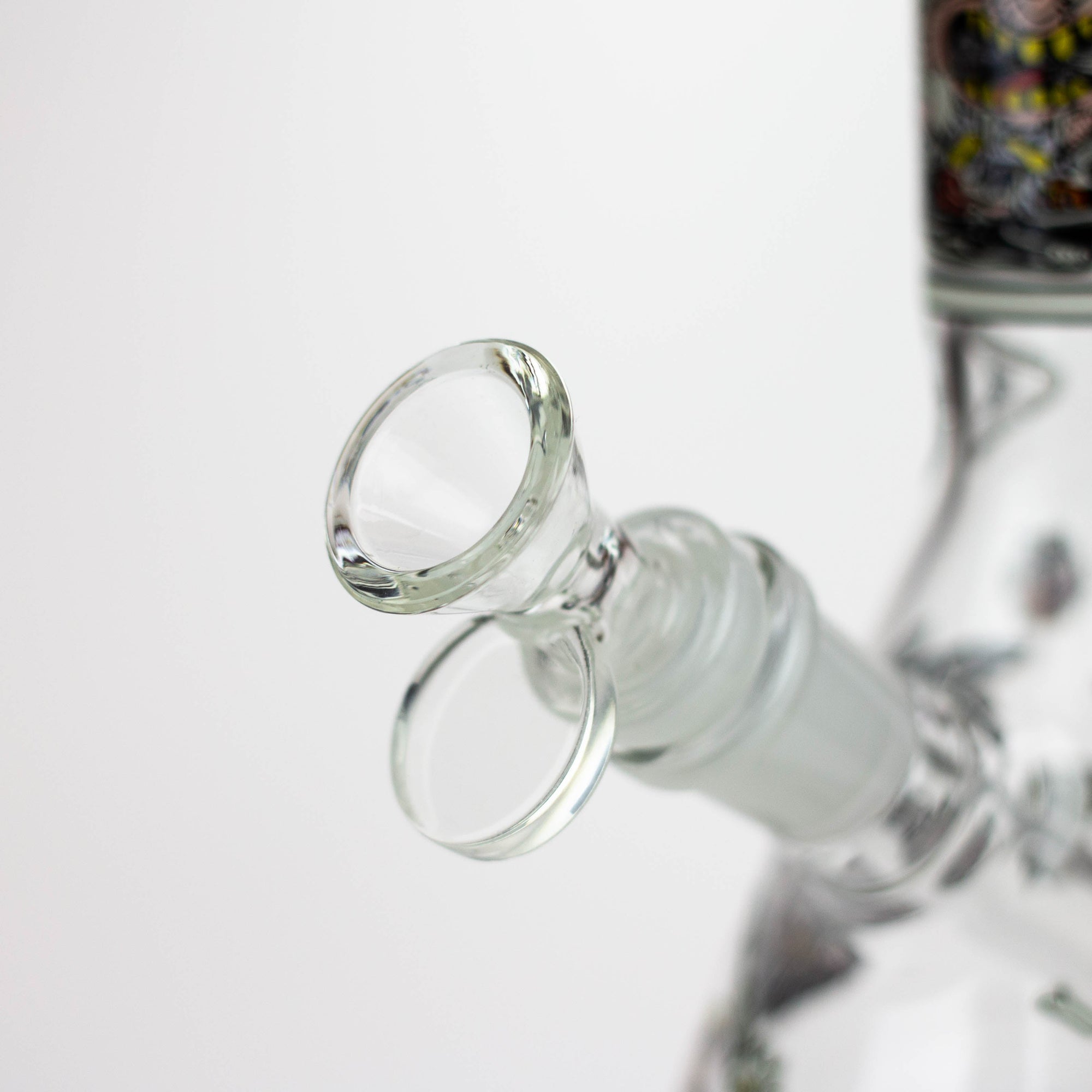 8" Glow In The Dark Glass Bong with RM Design_5