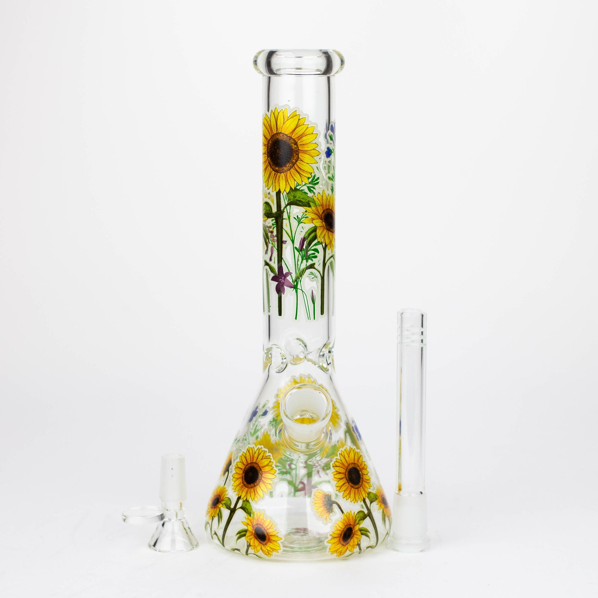 10&quot; Glow In The Dark Flower Bong_1