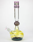 17 inch Dotted and Fumed Round Base Beaker Bong_6