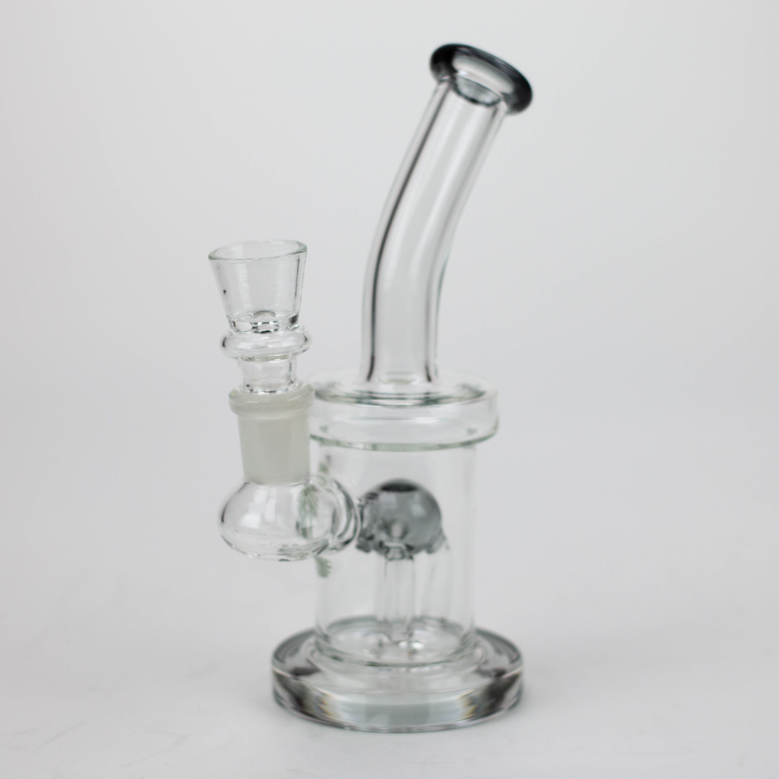 6.5&quot; assorted color glass bong with tree arm diffuser_1