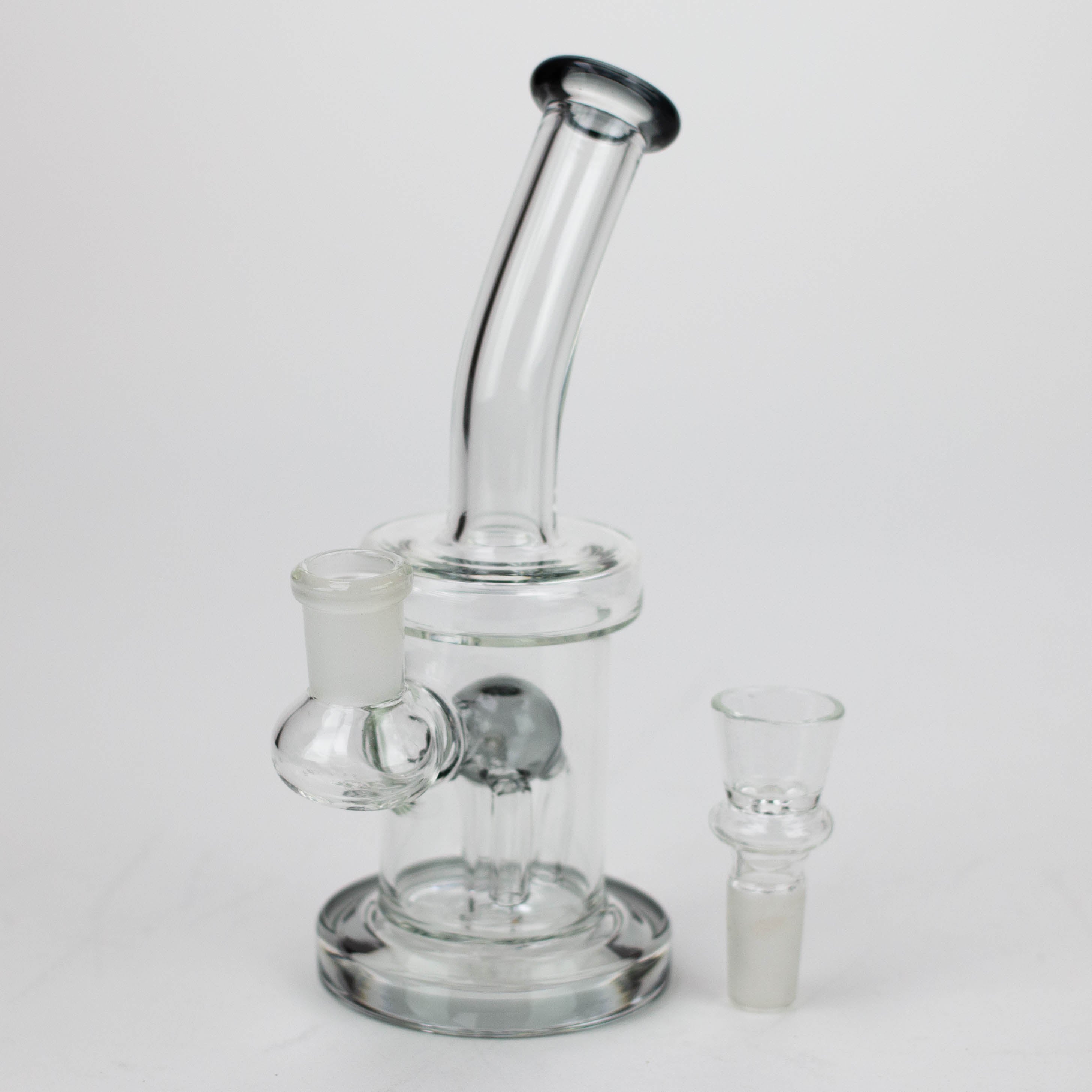 6.5&quot; assorted color glass bong with tree arm diffuser_7