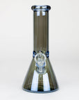 8" Solid Color Eletroplate Glass Beaker Bong_6