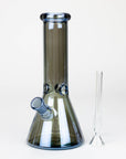 8" Solid Color Eletroplate Glass Beaker Bong_4