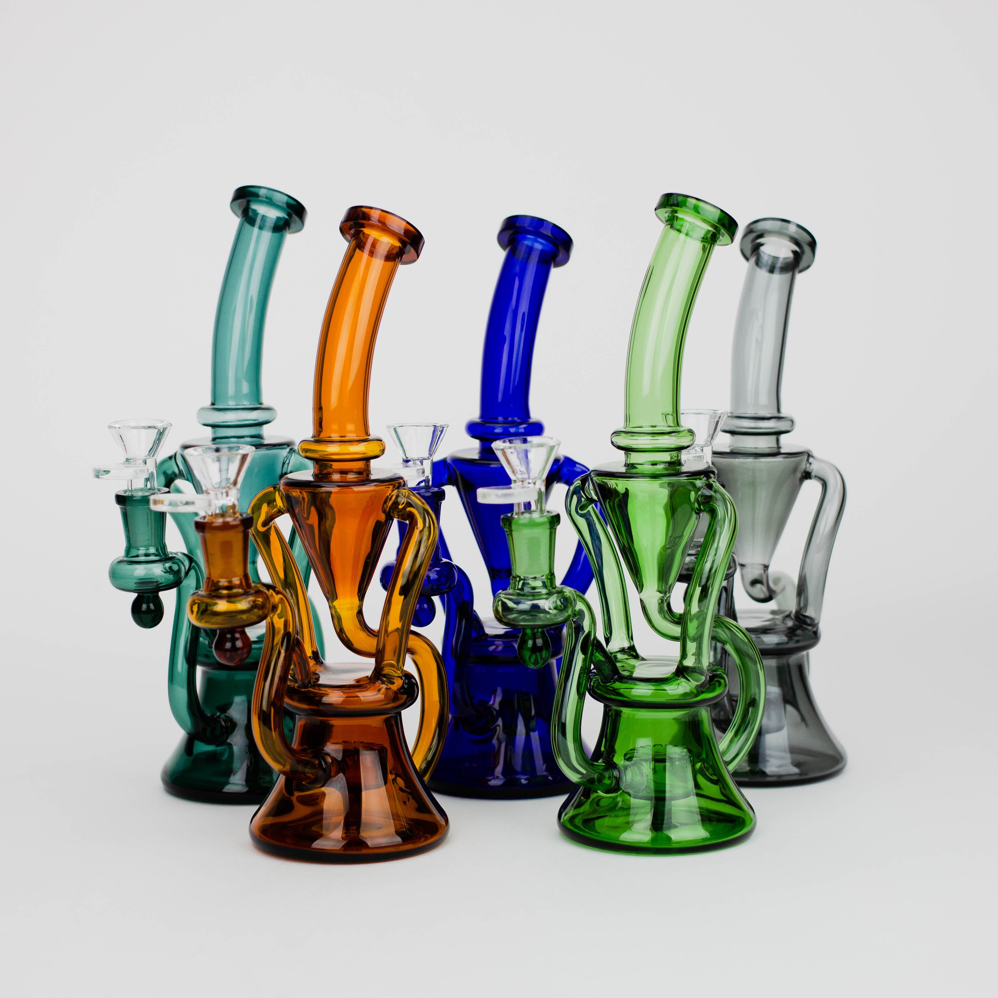 10&quot; Recycle solid color bong_0