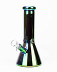 8" Solid Color Eletroplate Glass Beaker Bong_11