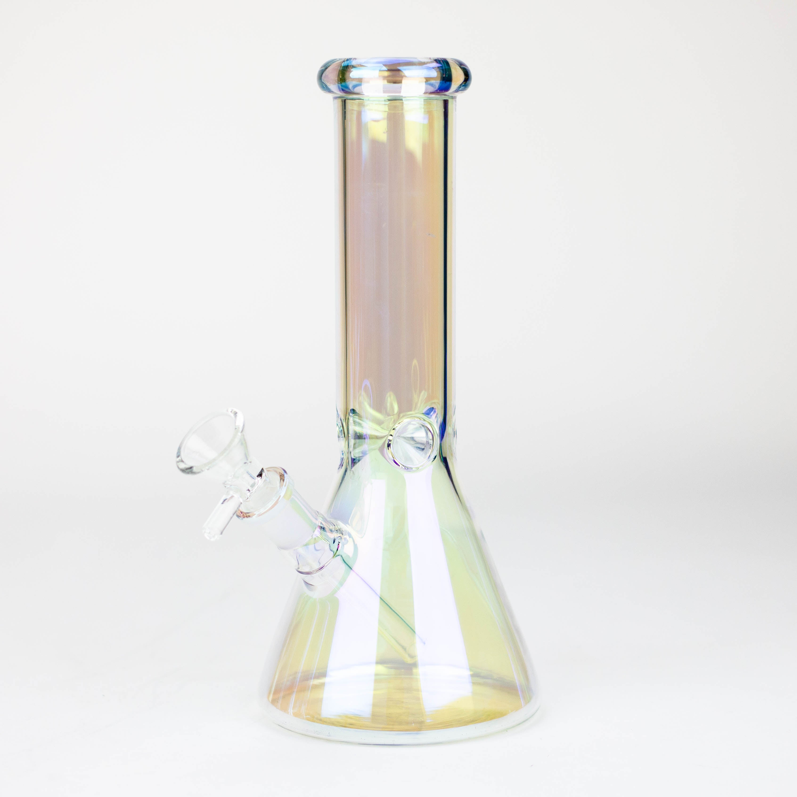 8&quot; Solid Color Eletroplate Glass Beaker Bong_13