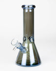8" Solid Color Eletroplate Glass Beaker Bong_14
