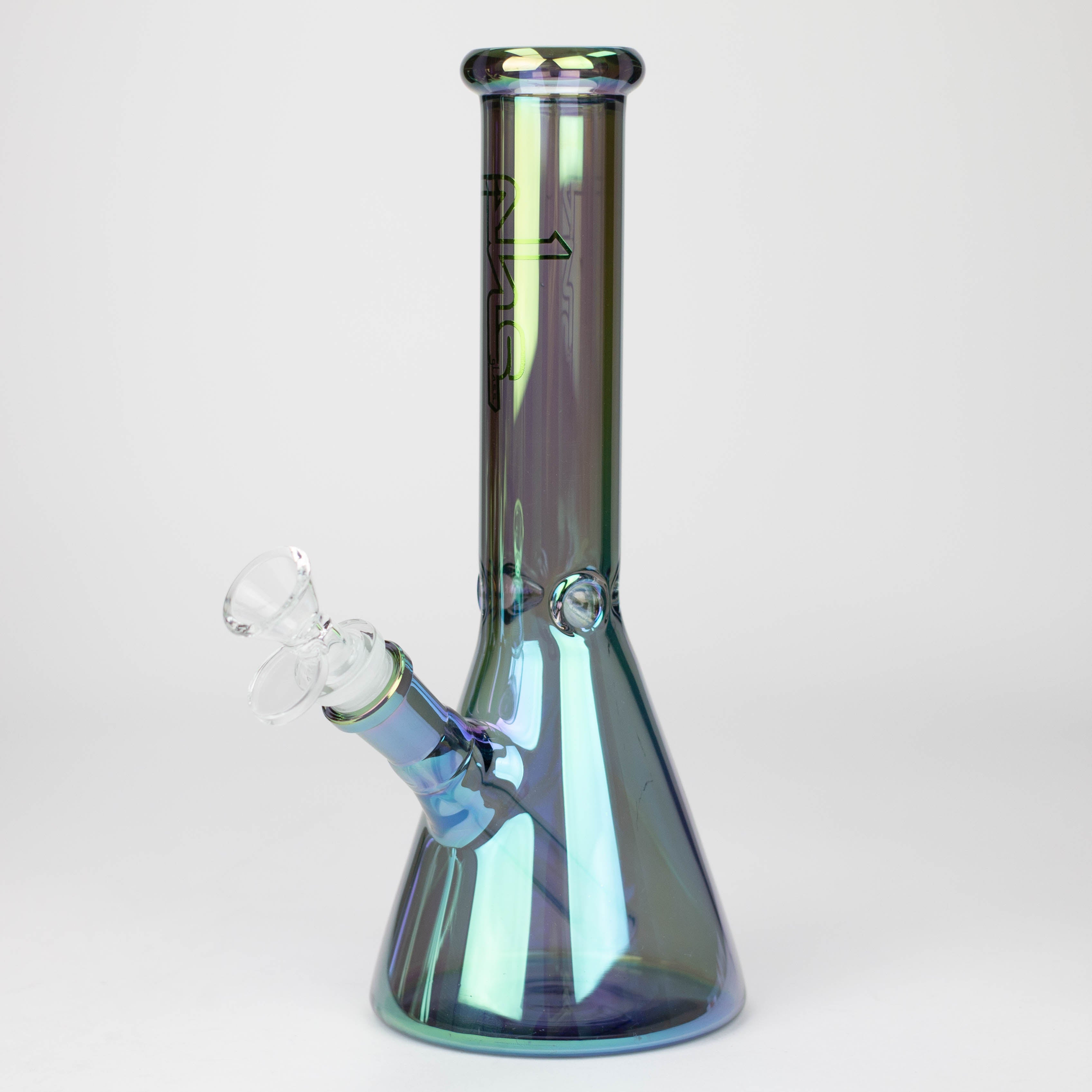 10&quot; Solid Color Eletroplate Glass Beaker Bong_8