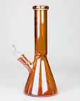 10" Solid Color Eletroplate Glass Beaker Bong_10