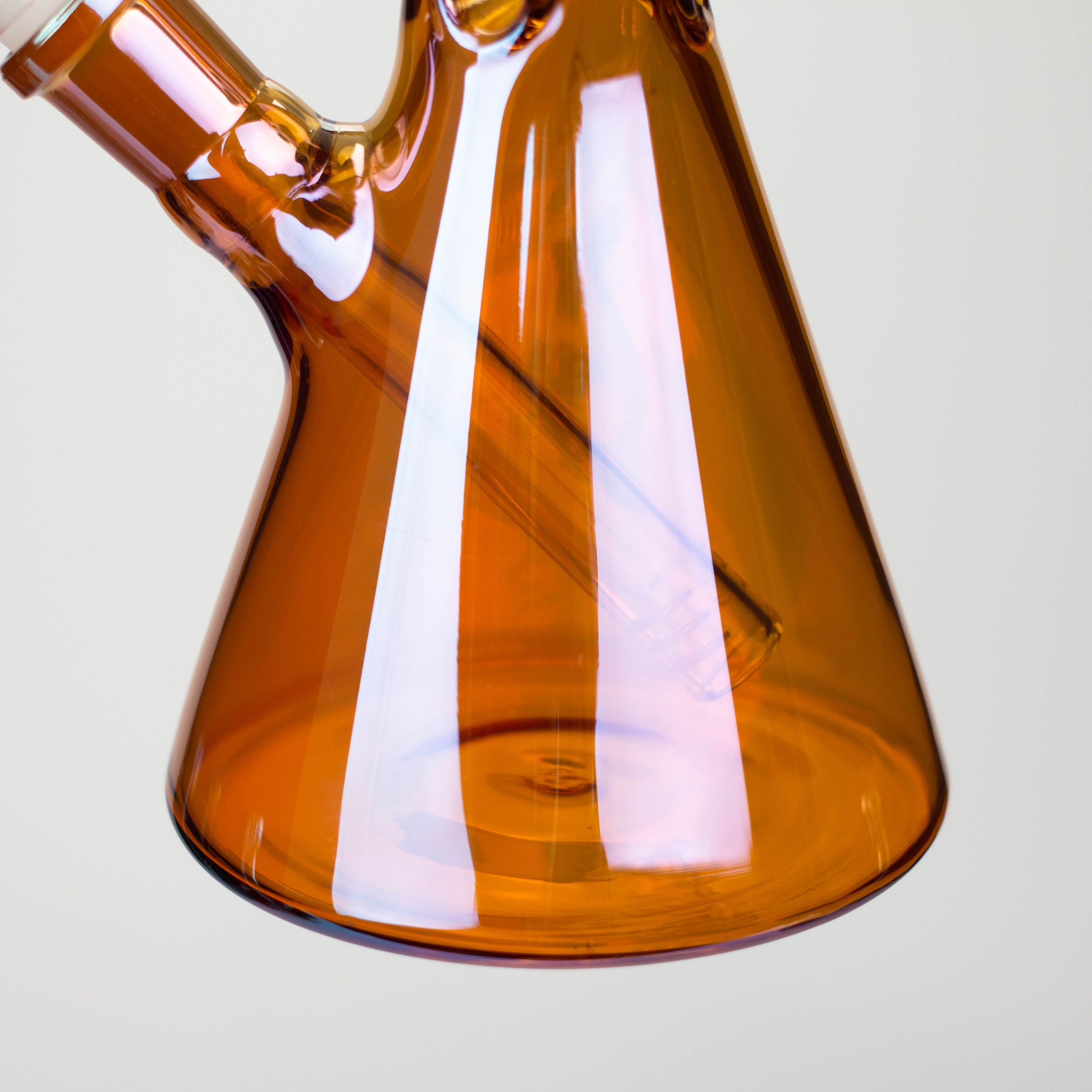 10&quot; Solid Color Eletroplate Glass Beaker Bong_3