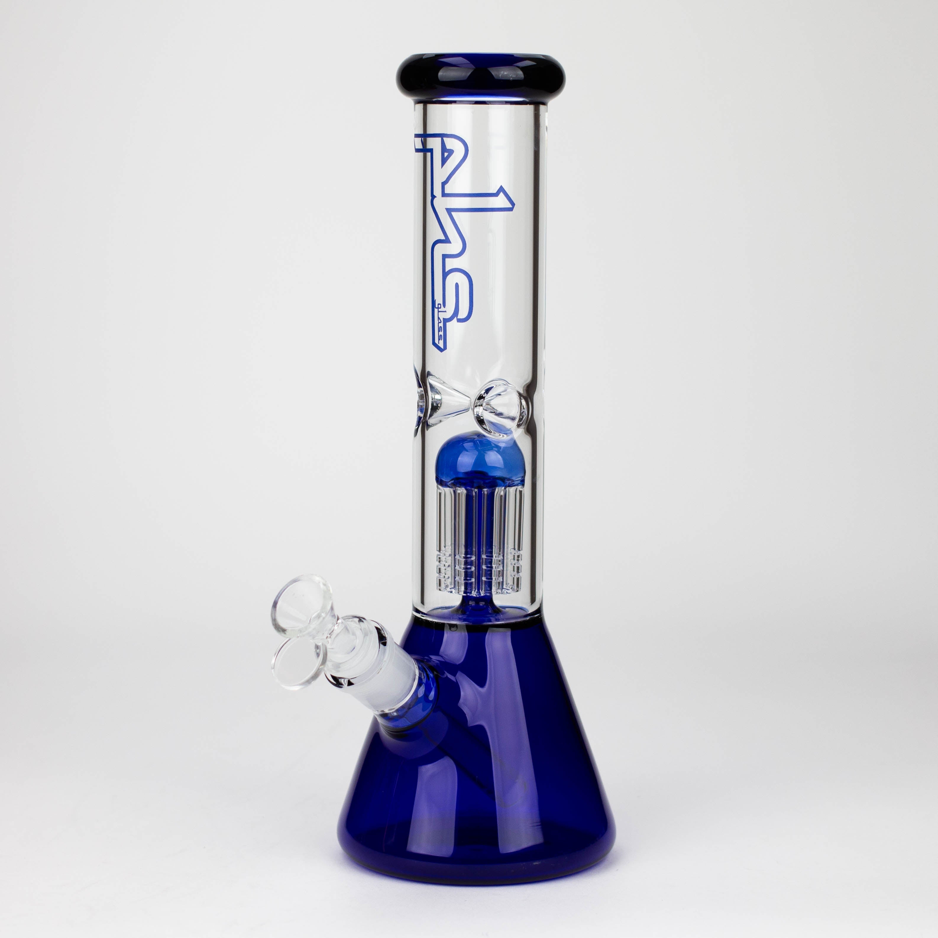 12&quot; Glass beaker color Bong with perc_9