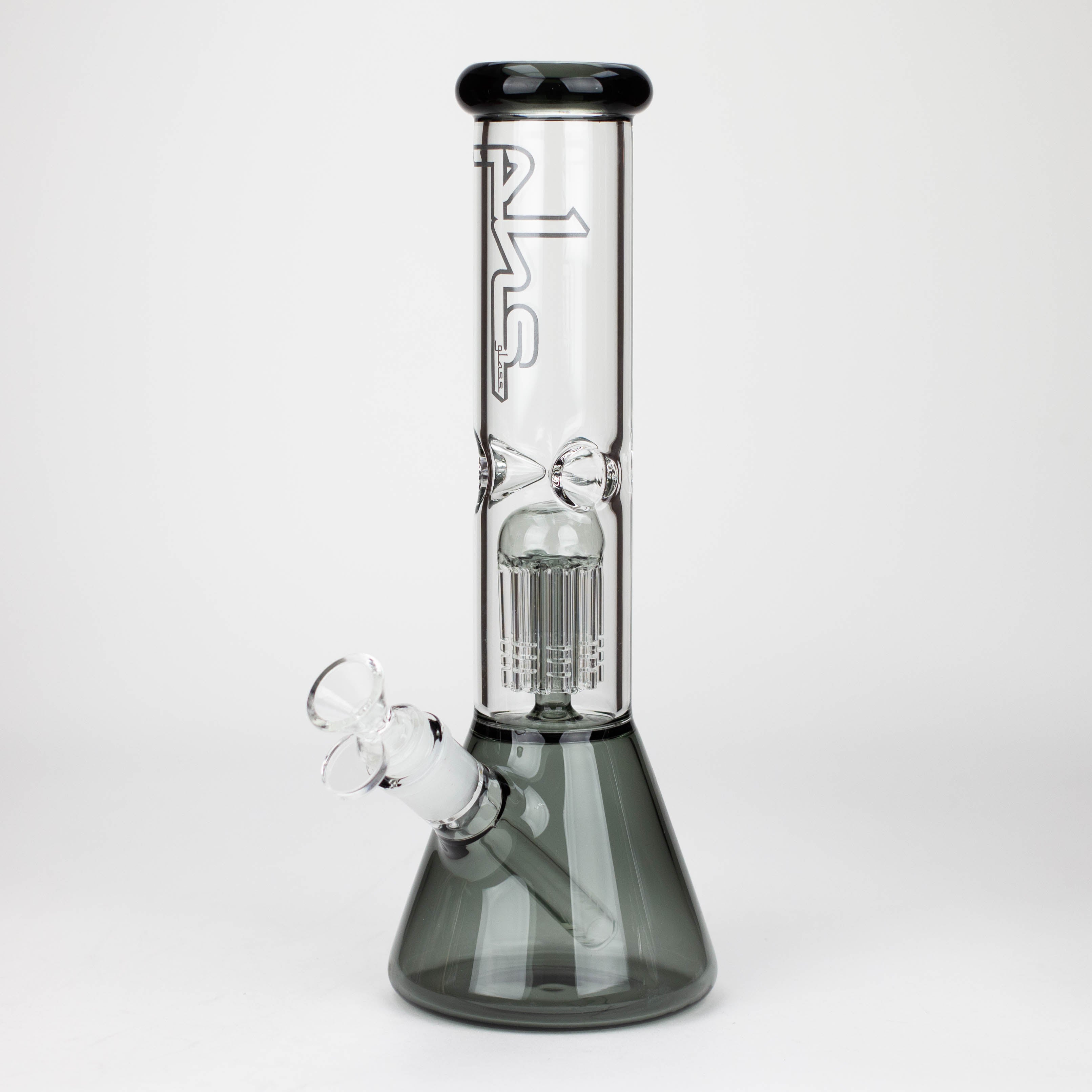 12&quot; Glass beaker color Bong with perc_10