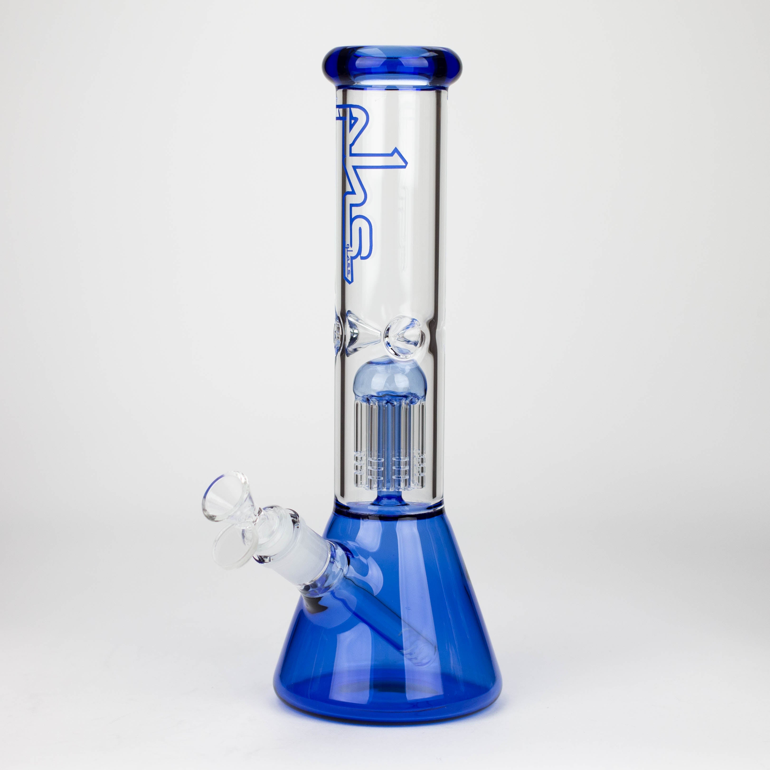12&quot; Glass beaker color Bong with perc_11