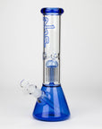 12" Glass beaker color Bong with perc_11