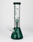 12" Glass beaker color Bong with perc_12