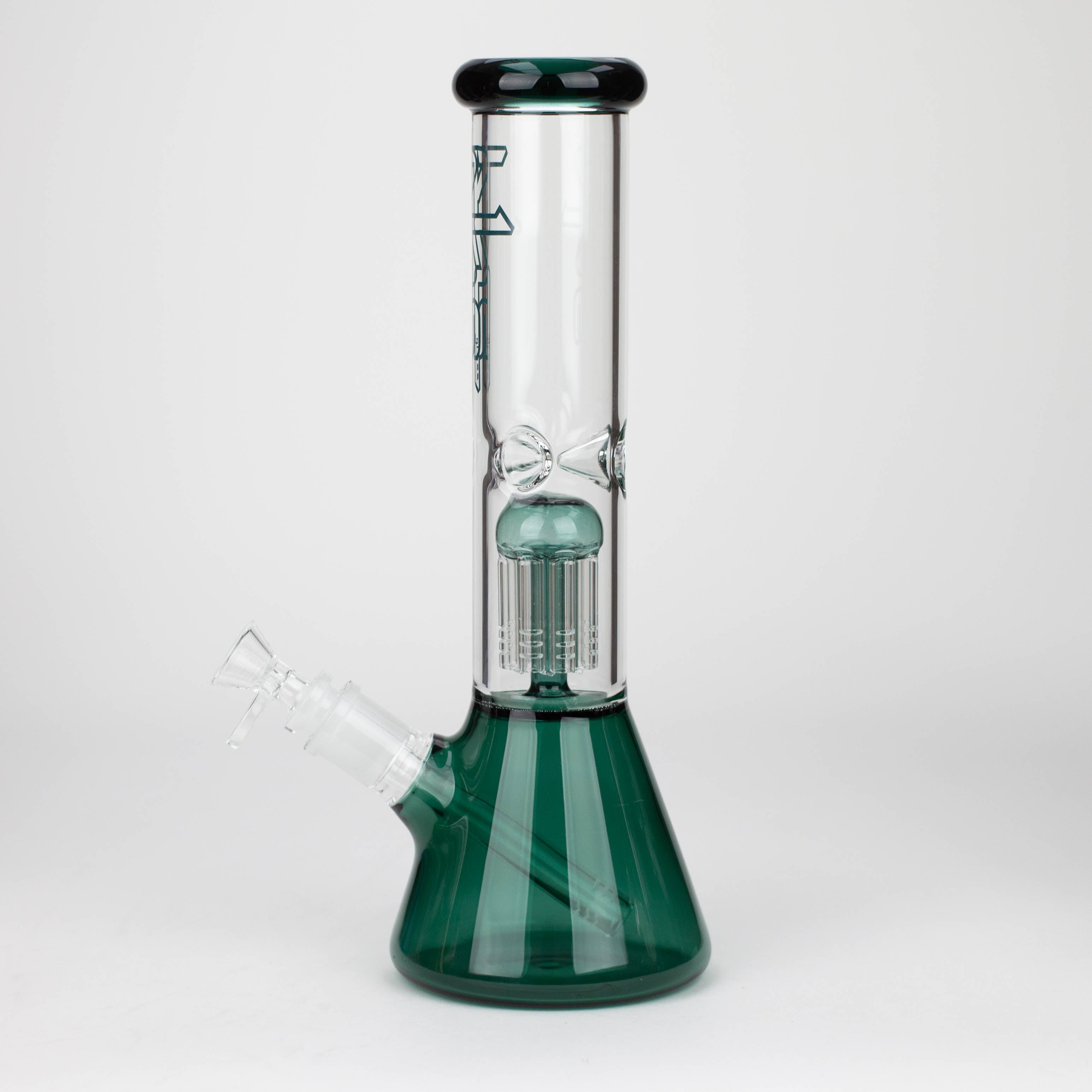 12&quot; Glass beaker color Bong with perc_13
