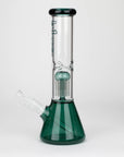 12" Glass beaker color Bong with perc_13